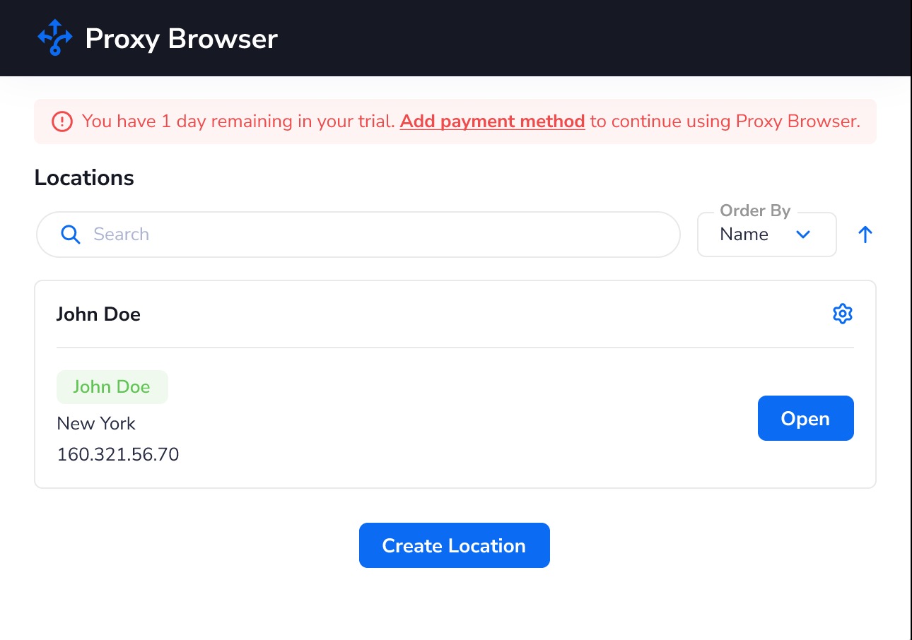 Proxy Browser